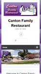 Mobile Screenshot of cantonfamilyrestaurant.com