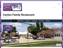 Tablet Screenshot of cantonfamilyrestaurant.com